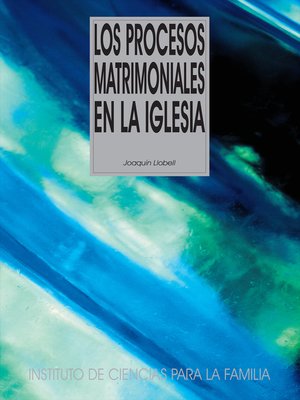 cover image of Los procesos matrimoniales en la Iglesia